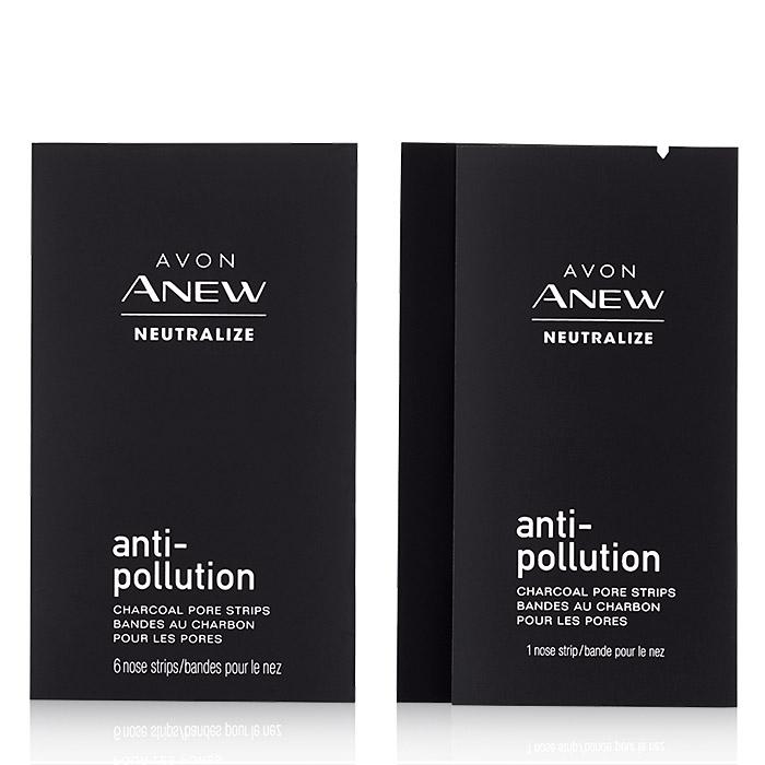 Anew Neutralize Anti-Pollution Charcoal Pore Strips